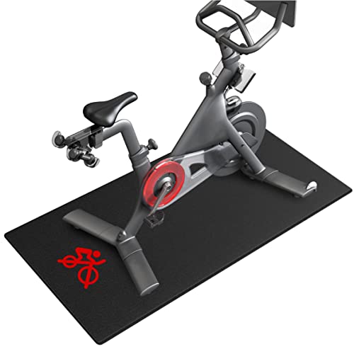 Bike Trainer Mat 6mm for Cycling, Treadmill & Row, Protect Hardwood Floor X347