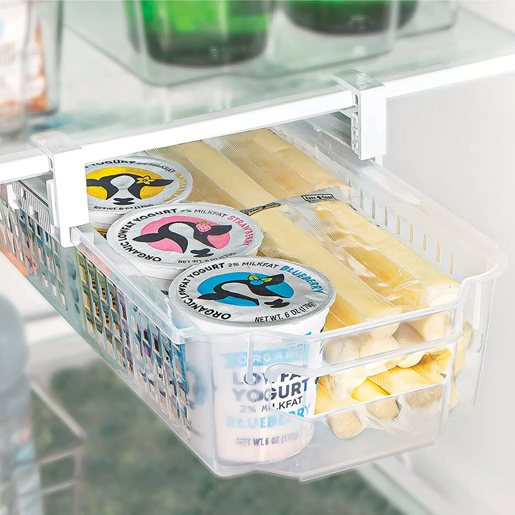 Refrigerator Pull Out Bin Drawer, Medium, Clear N7281