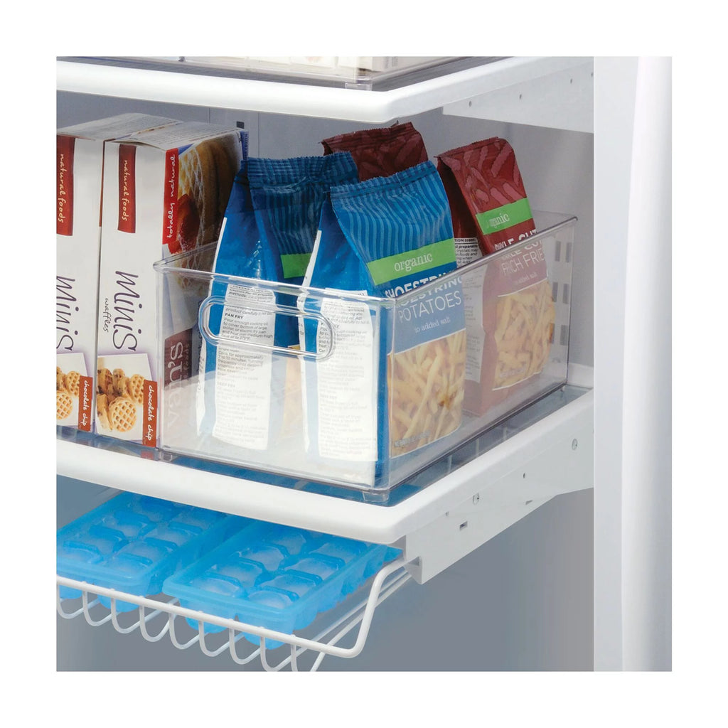 Large Deep Plastic Kitchen Storage Organizer Bin with Handles H57212