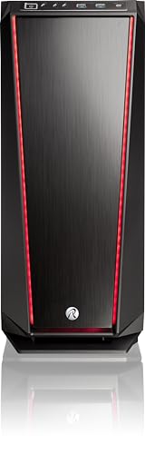 E-ATX Full Tower PC Case, Tempered Glass, ARGB Front, Removable Bracket, 3 Fans Included U7567