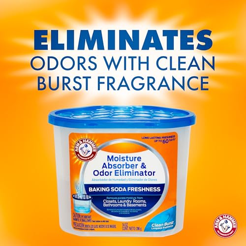 Disposable Moisture Absorber and Odor Eliminator Tub, Fragrance Free, 1 lb. V717