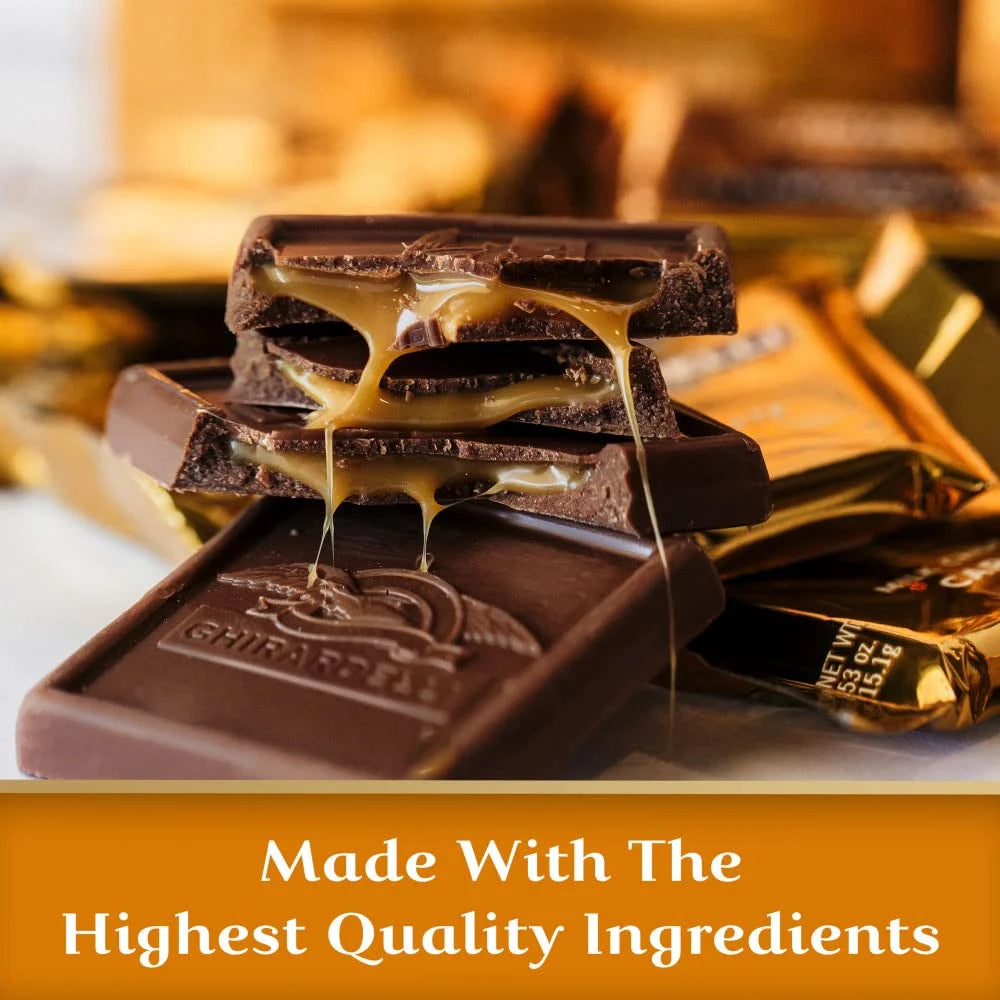 Milk Chocolate Squares with Caramel Filling, 3-Pack D658039