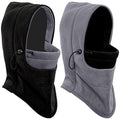 2 Pack Balaclava Ski Mask,Winter Warm Fleece Hat for Cold Weather,Windproof Neck Warmer Snow Gear for Men & Women