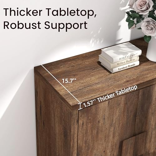Sideboard Buffet Cabinet with Storage, 32" for Dining Room and Kitchen B9449
