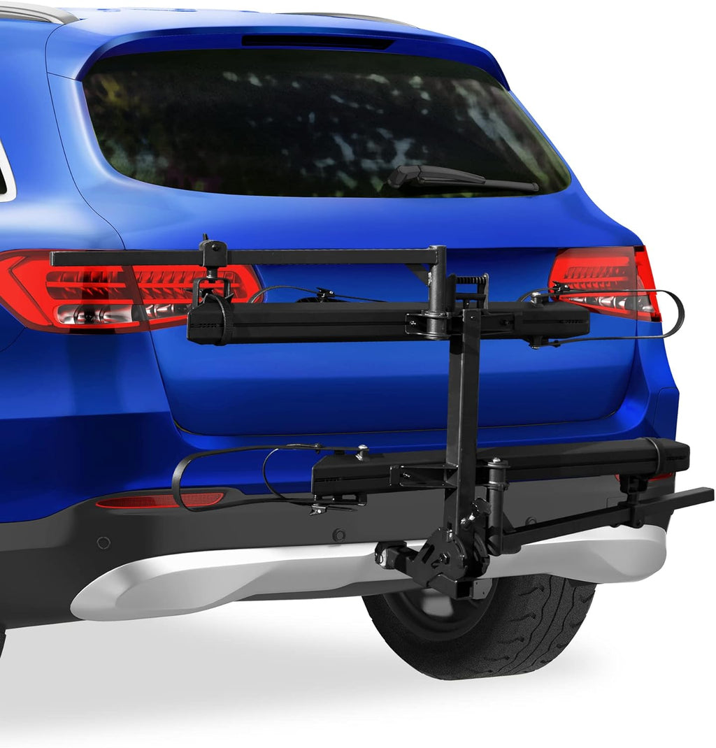 E-Bike Rack Hitch Mount Platform for Cars Trucks SUVs Minivans RV, Fits Up to 5-Inch Fat Tire, 200 lbs Capacity G541557