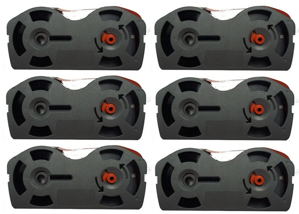 PrinterDash Compatible Replacement for IBM Selectric II/Electronic 50-OS/60-OS/65-OS/75-OS/85-OS Black Typewriter Correctable Ribbons (6/PK) (1299362)