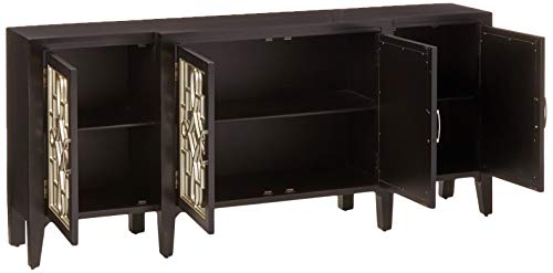 Antique Black Console Table S918638