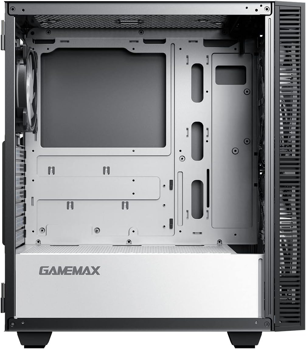 Mid-Tower ATX ARGB PC Gaming Case with Tempered Glass Side Panel T3324
