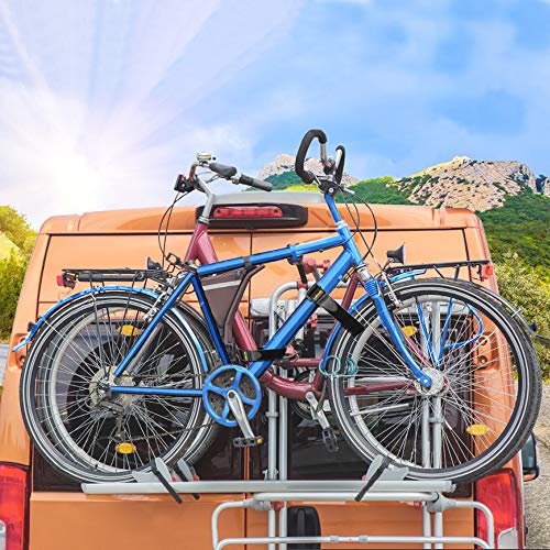 2" x 18" Elastic Hook and Loop Storage Straps with Buckle (6 Pack) - Black A9804
