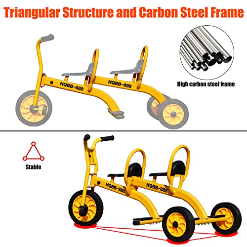 Kids Tricycle with Passenger Seat for Ages 3+ V7184