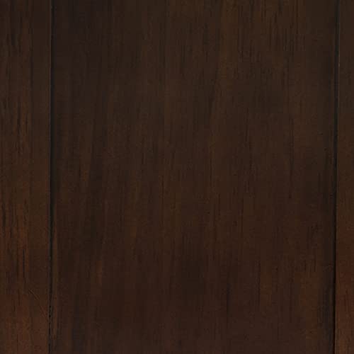 Solid Wood Hickory Brown 48 Inch Desk with 2 Drawers L44892