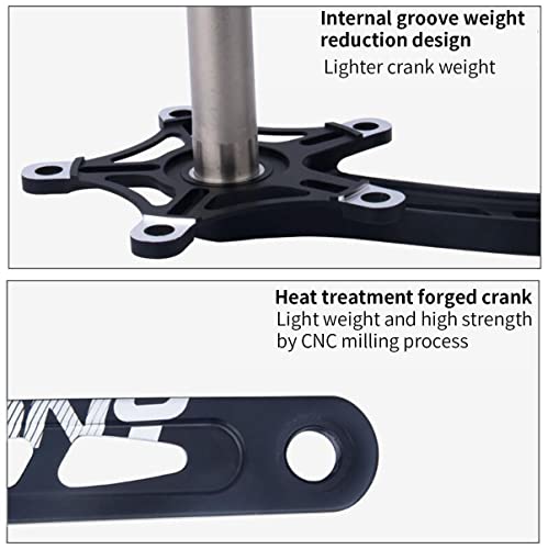 Folding Road Bicycle Crank Arm Set 170mm 130 BCD with BB P5138