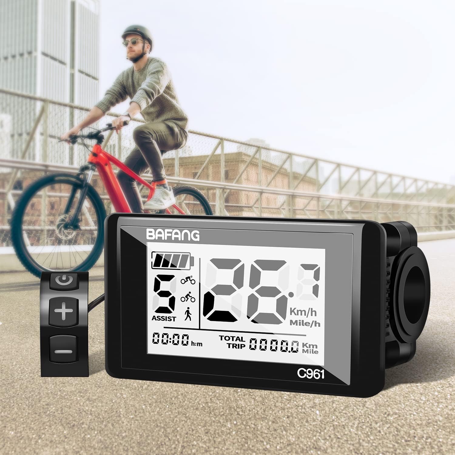 Ebike Display C961 for Bafang Motor System K3117