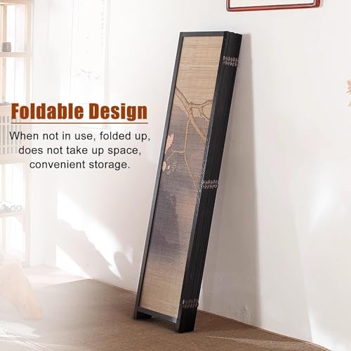 Japanese Screen Room Divider 6 Panels, Folding Portable Privacy Screen H3712