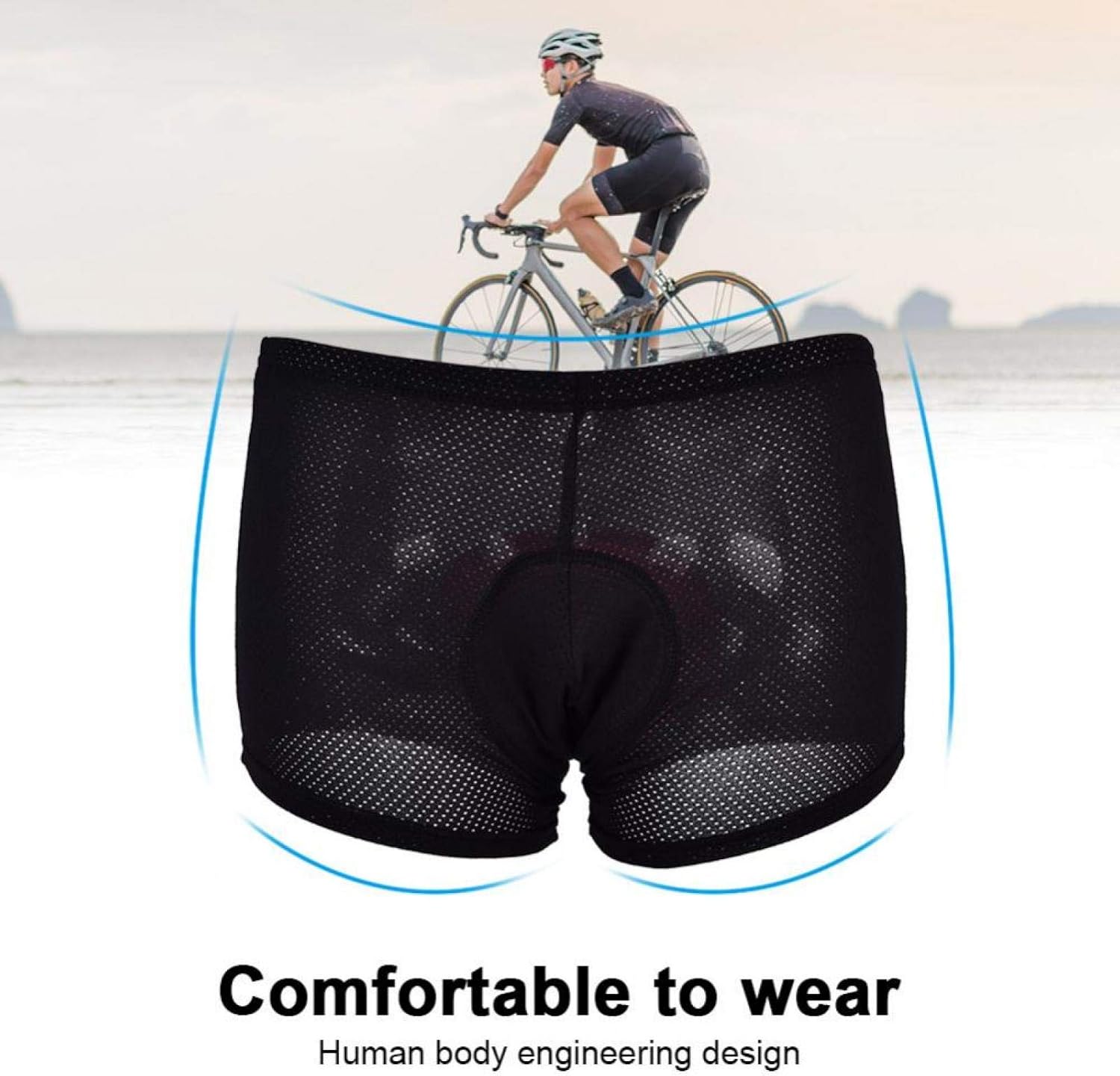 Men's 3D Padded Cycling Shorts N416521