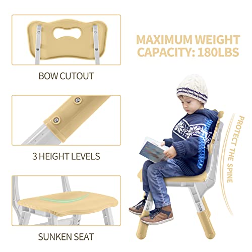 Kids Table and Chairs Set, Height-Adjustable for Ages 3-8, Graffiti Desktop, 2 Chairs N498556