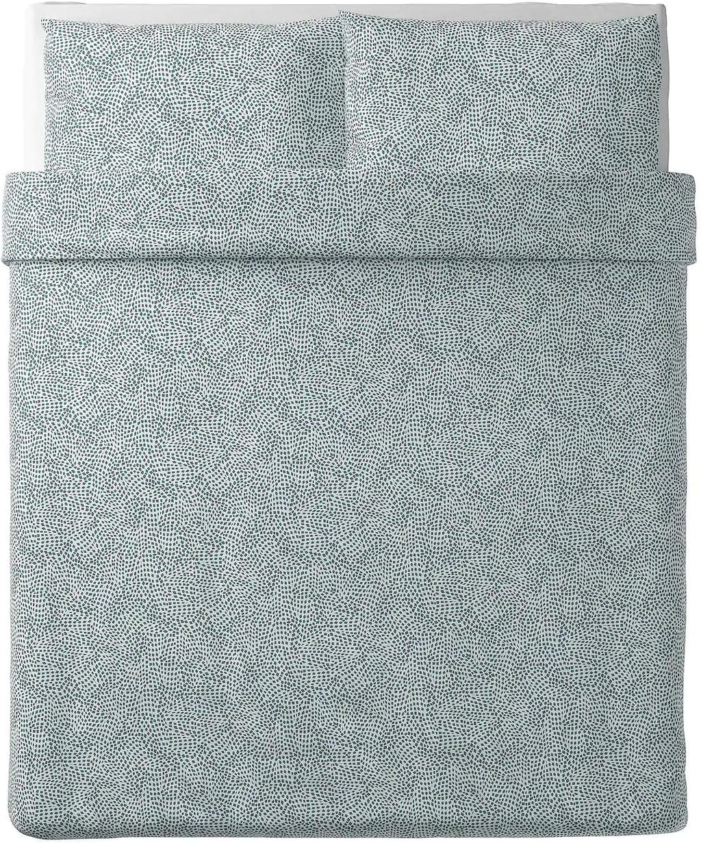 Tradkrassula Duvet Cover and Pillowcase(s) White/Blue Full/Queen (Double/Queen) 903.928.24