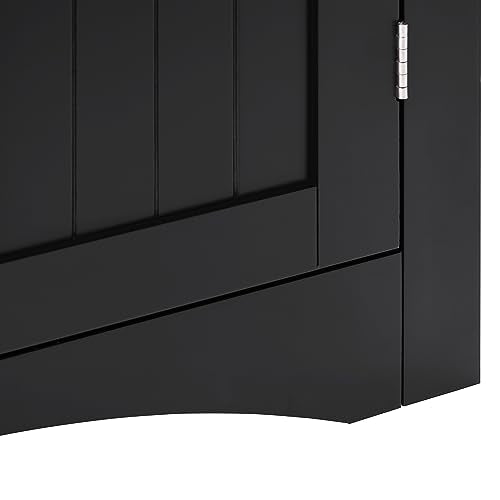 Corner Storage Cabinet with 2 Doors, Freestanding Sideboard M65683