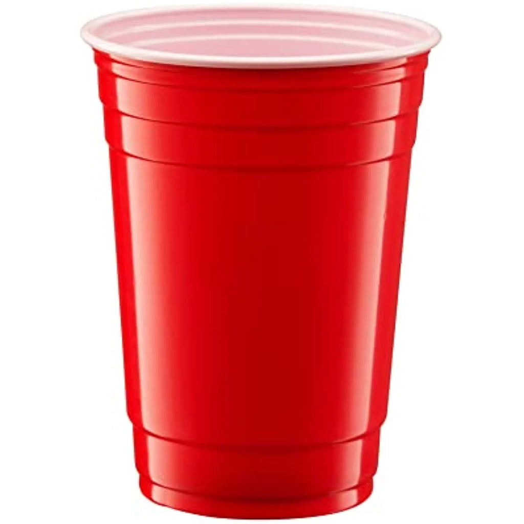 Red Plastic Cups 18 Oz 100 Pack A840083