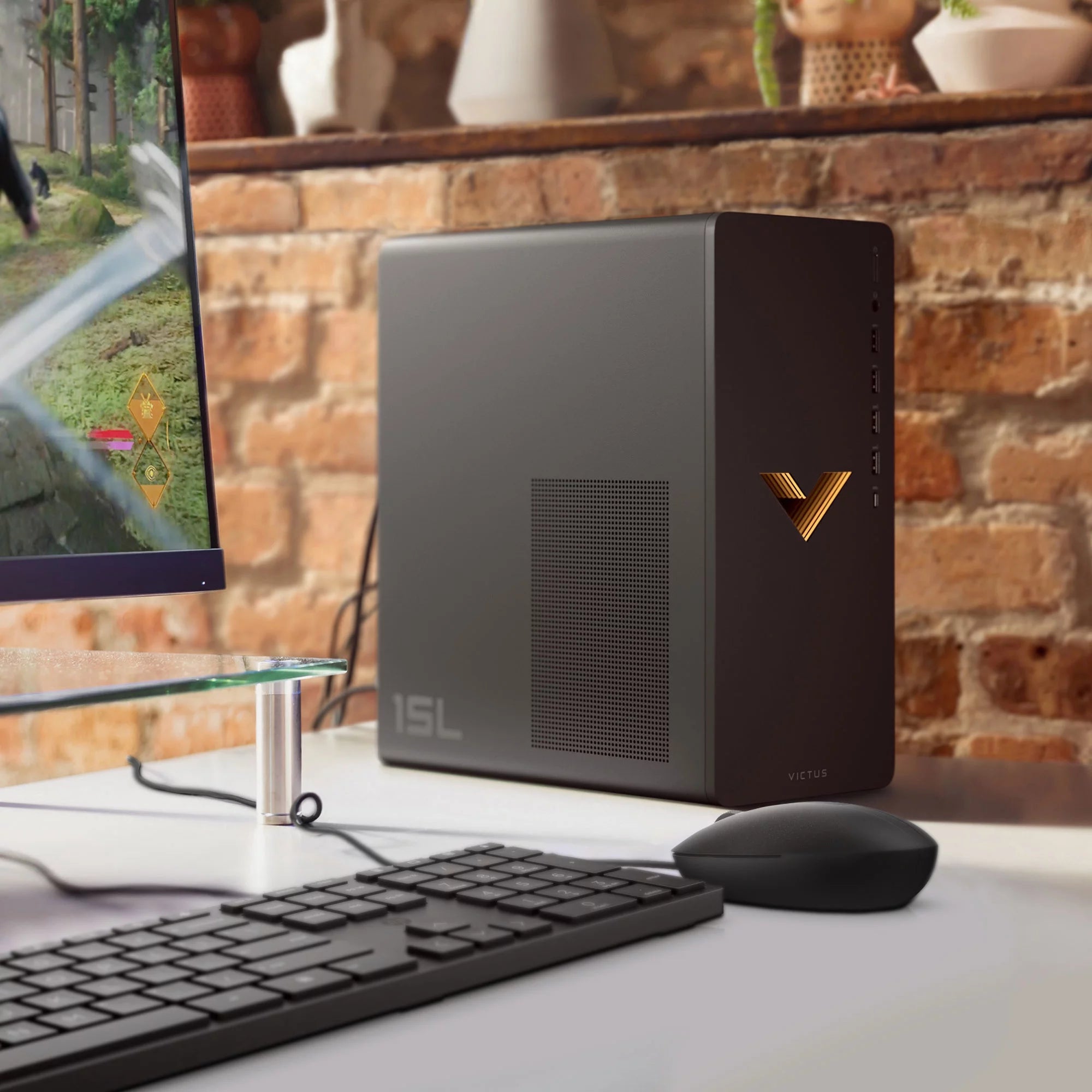 Gaming Desktop PC, AMD Ryzen 5, 8GB RAM, 512GB SSD, Windows 11 Home P642740