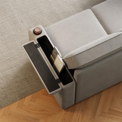 Sleeper Sectional Sofa with Pull Out Bed and Storage Chaise O30208