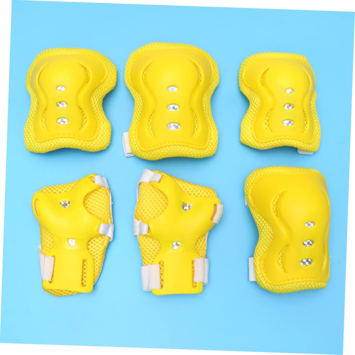 18-Piece Kids Knee & Elbow Pads Set with Wrist Guards for Cycling and Roller Skating L1224