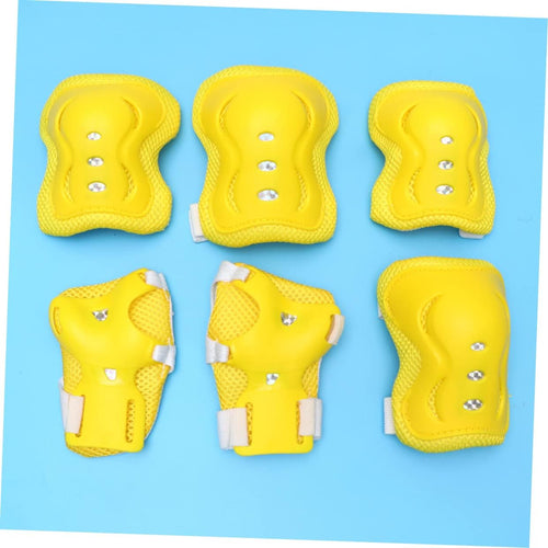 18-Piece Kids Knee & Elbow Pads Set with Wrist Guards for Cycling and Roller Skating L1224