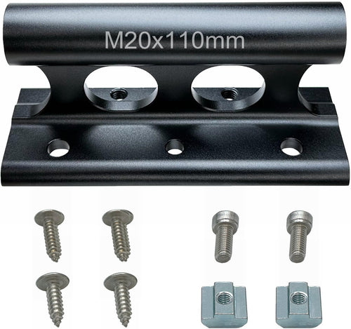 ODIER 20x110mm Thru Axle Bike Fork Mount Adapter Bicycle Roof Rack L Track Truck Bed Fork Mount