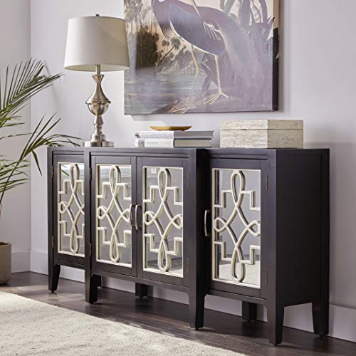 Antique Black Console Table S918638