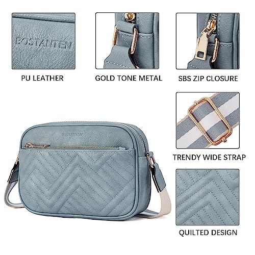 Quilted Crossbody Bag for Women Vegan Leather Small Shoulder Handbag D126866