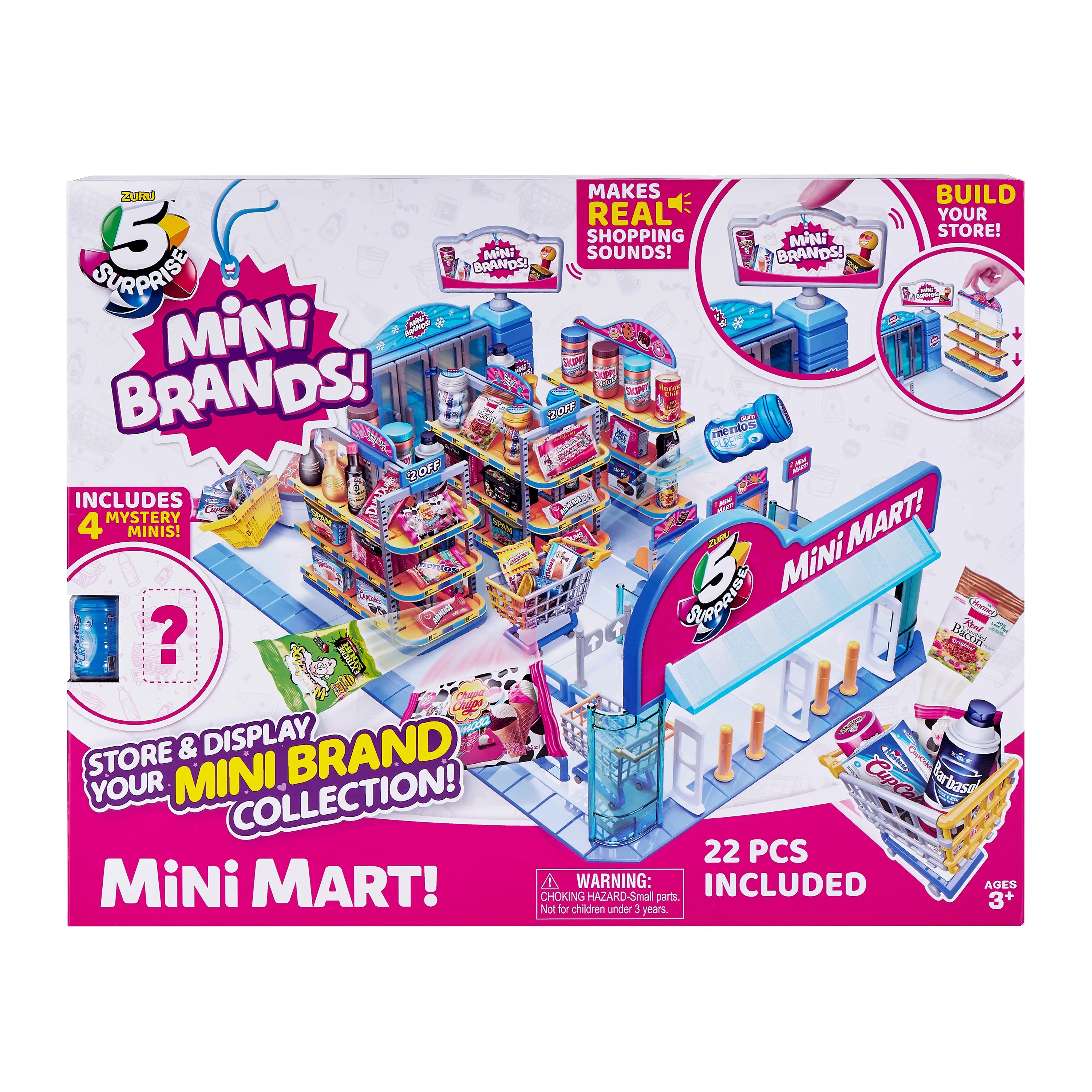 Electronic Mini Mart Playset with 4 Mystery Mini Brands L9801