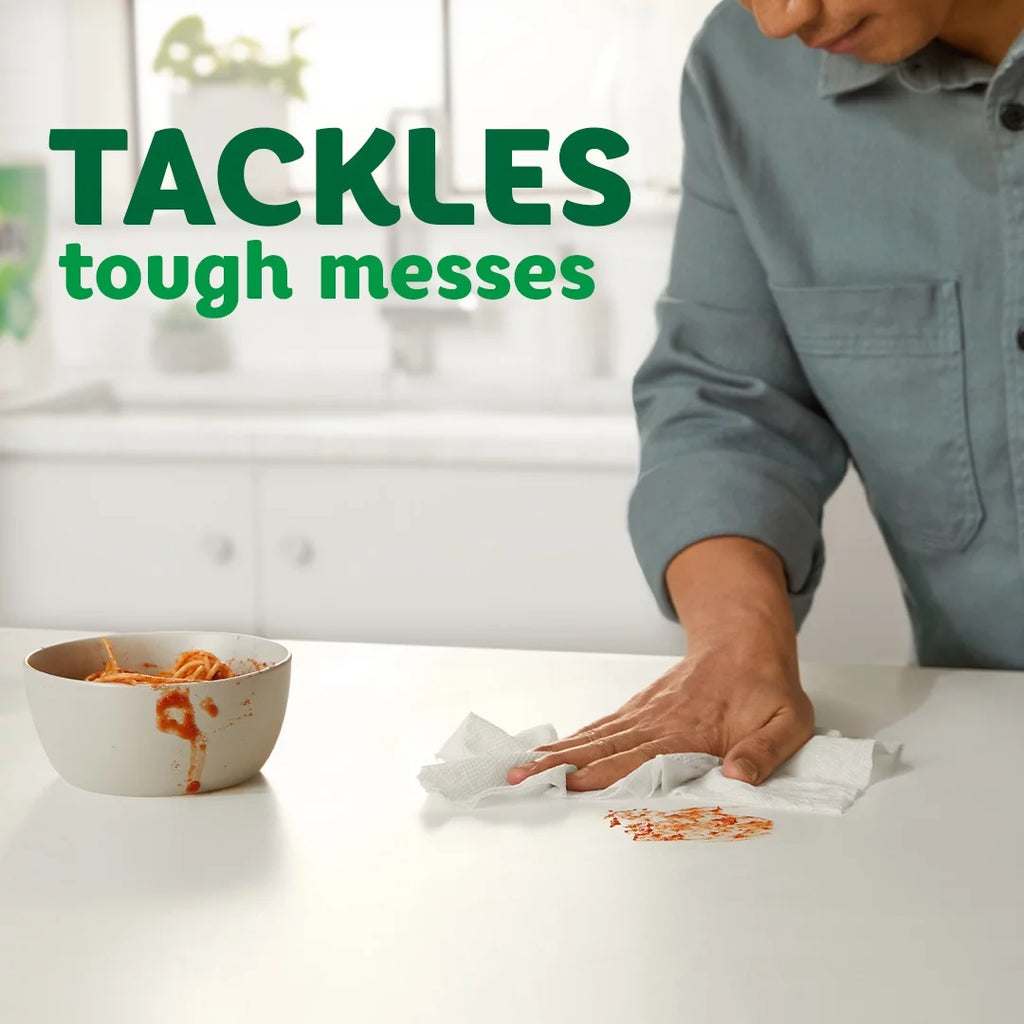 Paper Towels, 6 Mega Rolls, White T22158