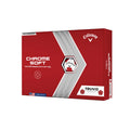 Callaway Chrome Soft Truvis 22 Red Golf Balls 12pk
