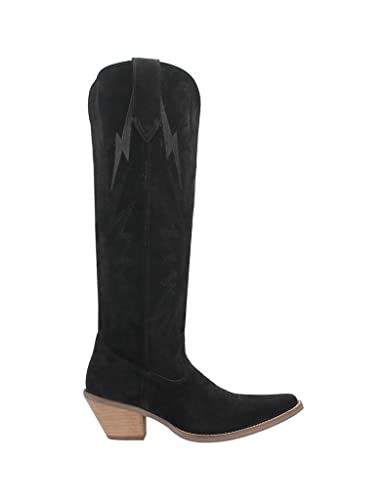 Women's Embroidered Snip Toe Casual Knee High Boots V616