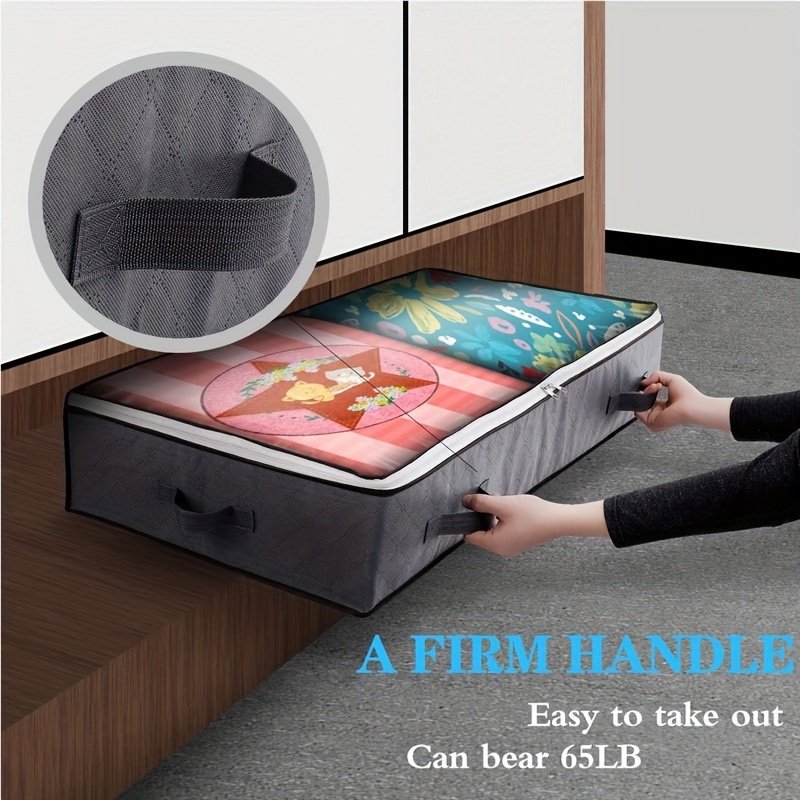 Heavy-Duty Underbed Storage Bags with Handles, Large Capacity X96867