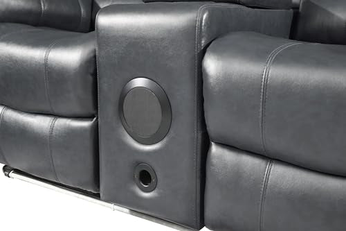 Brown Recliner Sectional Sofa I67754