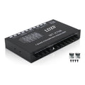 Htovila Professional 7 Band Car Equalizer Multifunctional Car Audio EQ Tuning Crossover Parametric Equalizer Car Audio Equalizer