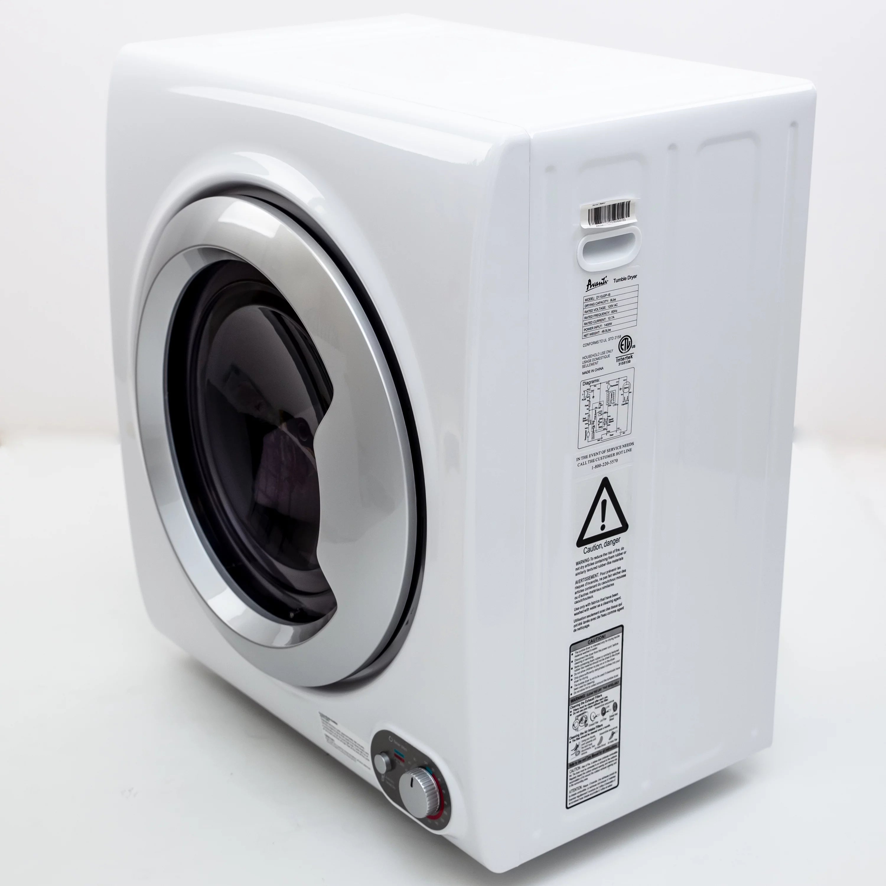 2.6 Cu. Ft. Front Load Electric Dryer, White F306222
