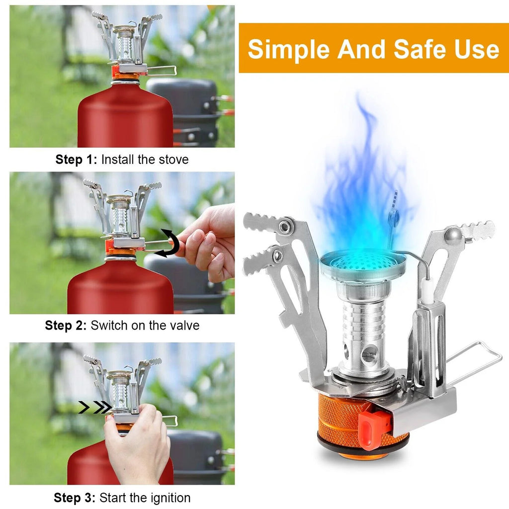 Portable Backpacking Gas Stove Burner I7029