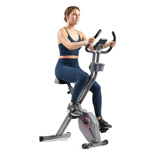 Foldable Magnetic Exercise Bike with Digital Monitor and Pulse Sensor J316937