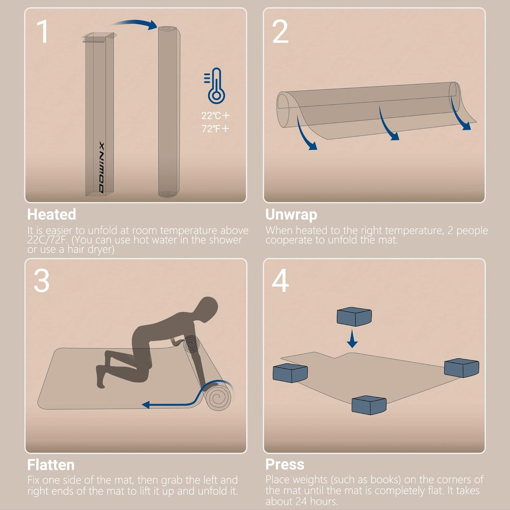 Office Chair Mat for Hardwood Floor, Desk Chair Protector for Hard Floors, Rolling Chair Plastic Mat for Tile Floor, Computer Chair Clear Mat with Lip (36" x 48") P490257
