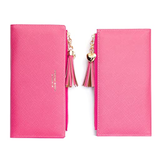 Slim Zip Around Wallet Card Holder Coin Purse F7495