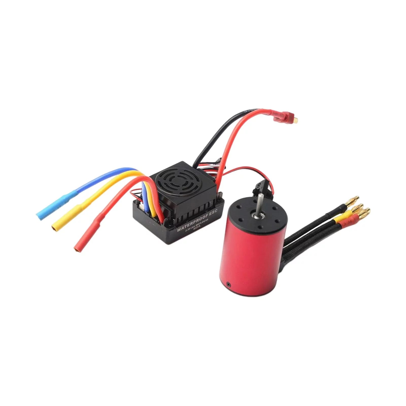 Waterproof Brushless Motor 2300kv with 60A ESC for 1/10 RC Car Q16557