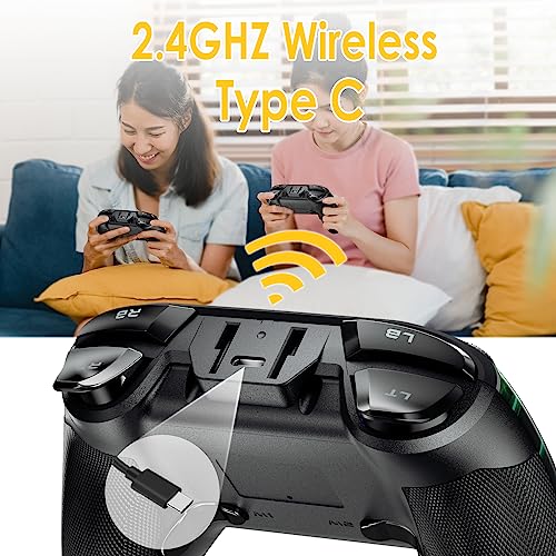 Wireless Gaming Controller with RGB Backlit and Hall Effect Sticks A3433