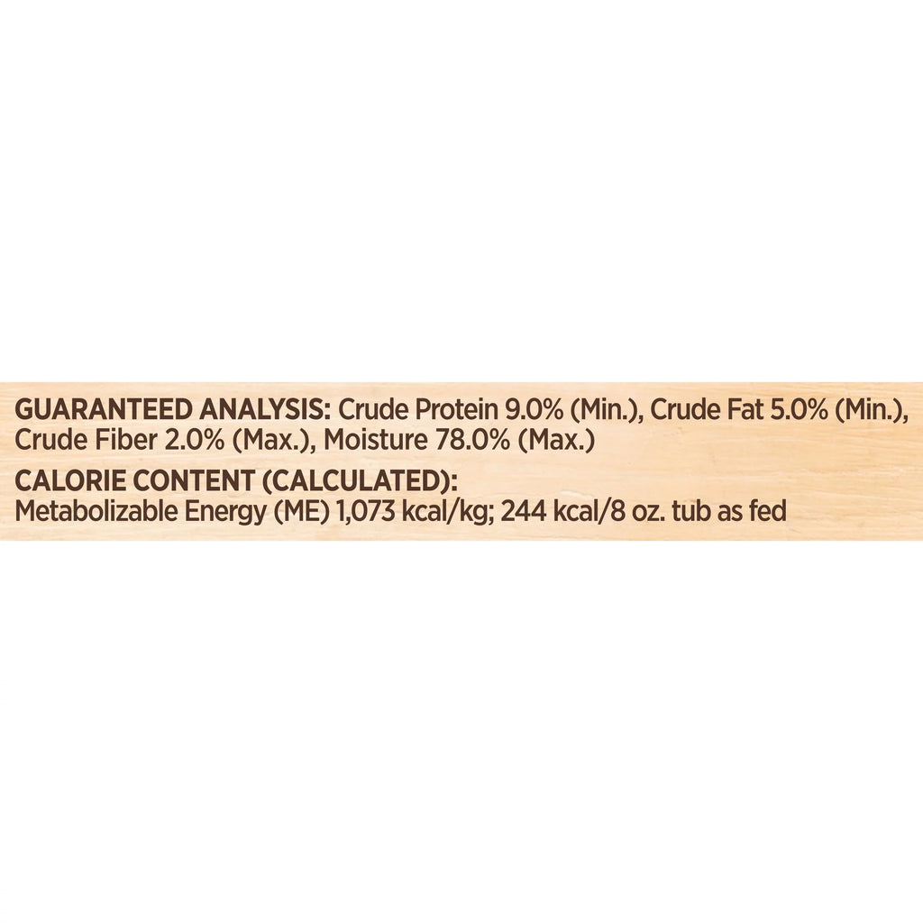 Natural Wet Dog Food, Savory Lamb Stew, 8 Oz. Tub (Pack of 8) K158
