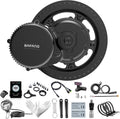 BAFANG Electric Bike Motor Kit Mid Drive BBS02B 48V 500W Bicycle Conversion Kit Ebike fit with BB68-73mm MTB Commuter Bikes with Optional Hailong Shark Battery & Rear Rack Battery with Charger