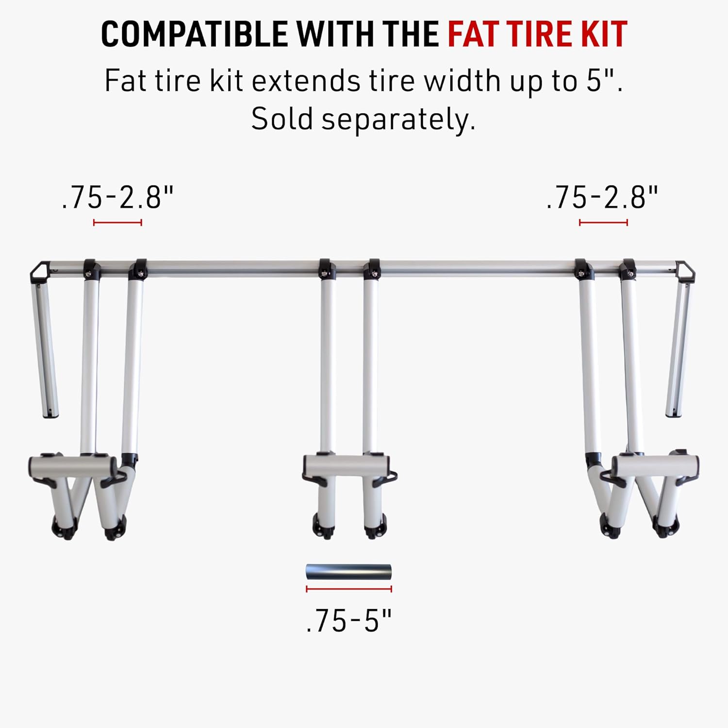 3 Bike Rack for Truck Bed, Standard Tire, Drill-Free Installation B996240