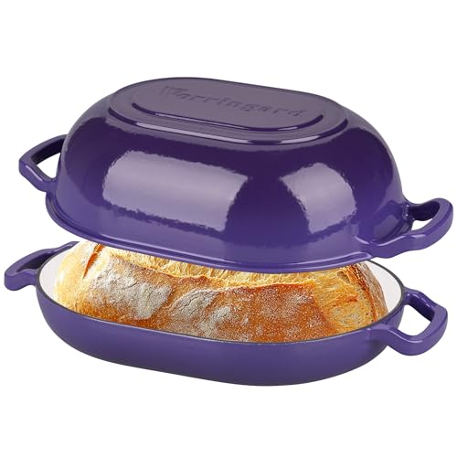 Enameled Cast Iron Dutch Oven with Lid for Bread Baking, 5QT M245