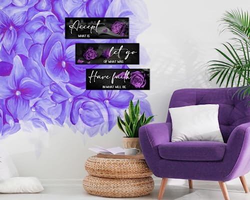 Wooden Inspirational Quote Wall Decor for Bathroom Living Room Y630775