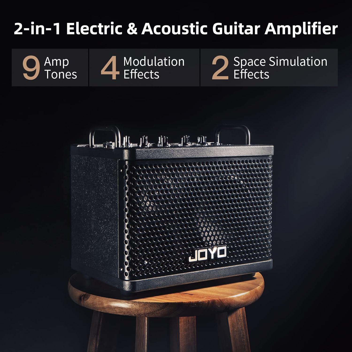 Digital Modeling Combo Amplifier Bundle with Audio Instrument Cable P9781